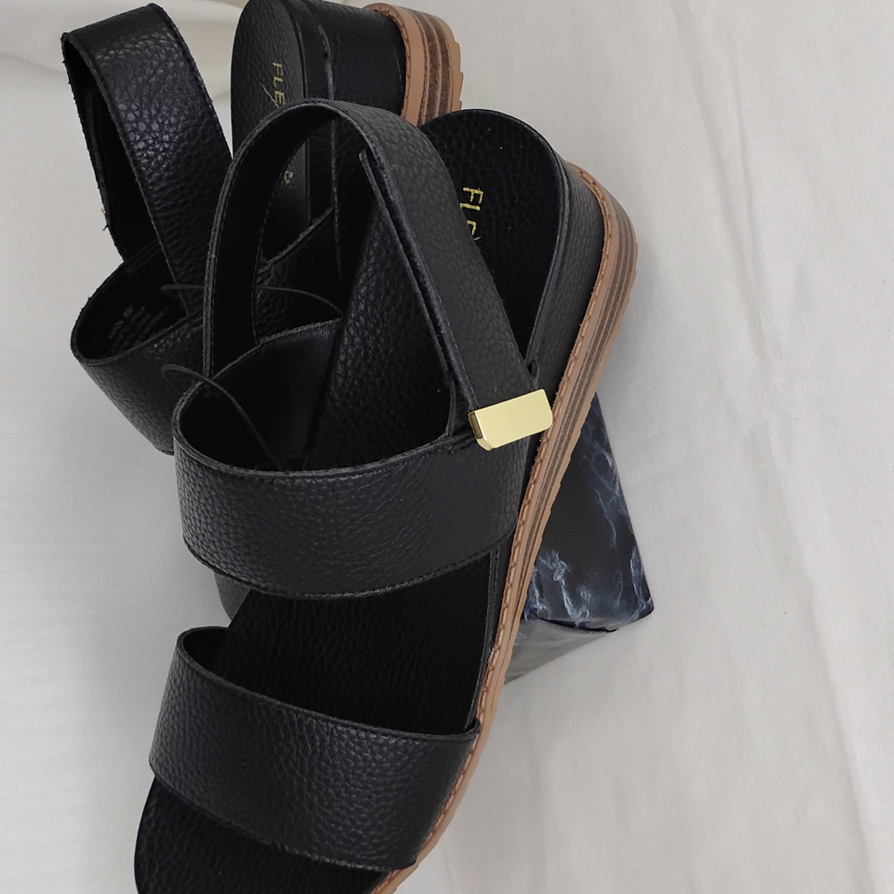 Black Women's Sandals - Picture 8 of 8